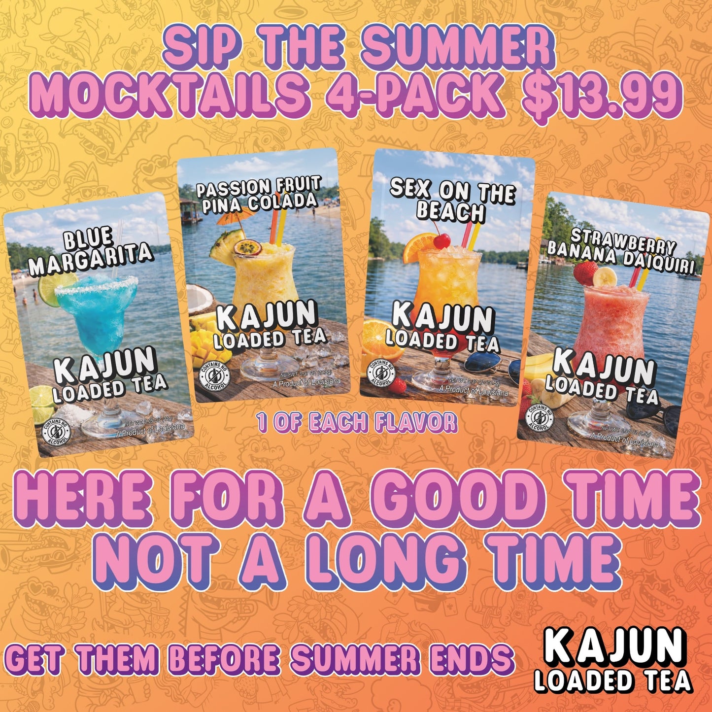 Sip the Summer Mocktails 24-Pack