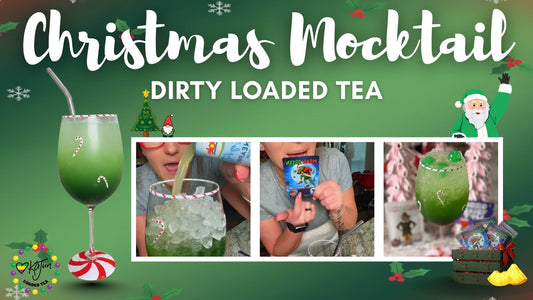 Christmas Mocktail Dirty Loaded Tea