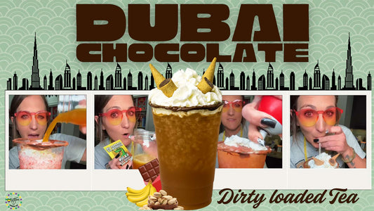 Dubai Chocolate Dirty Loaded Tea