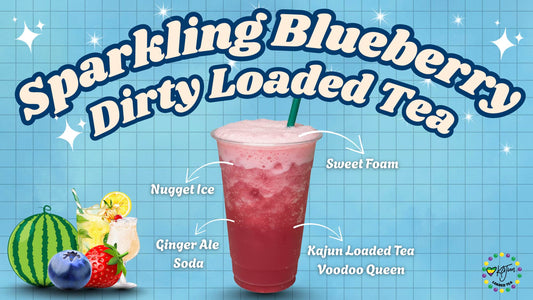Sparkling Blueberry Dirty Loaded Tea