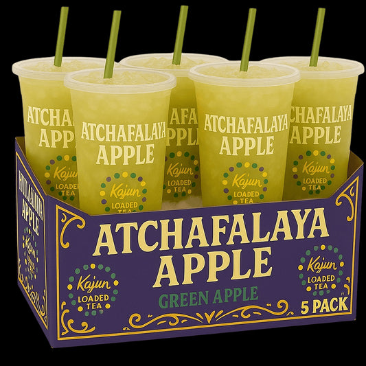 Atchafalaya Apple 5-Pack by Kajun Loaded Tea