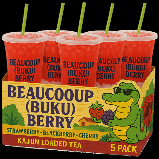 Beaucoup (Buku) Berry 5-Pack by Kajun Loaded Tea