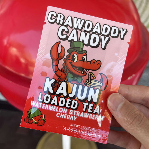 Crawdaddy Candy | Loaded Tea | Watermelon, Strawberry, Cherry – Kajun ...