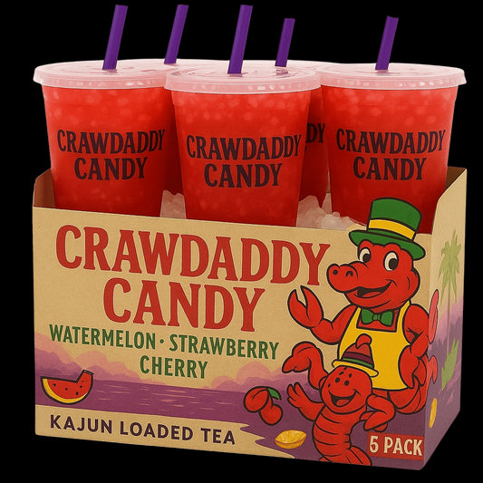 Crawdaddy Candy 5-Pack by Kajun Loaded Tea