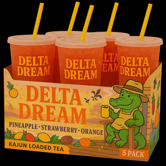 Delta Dream 5-Pack by Kajun Loaded Tea