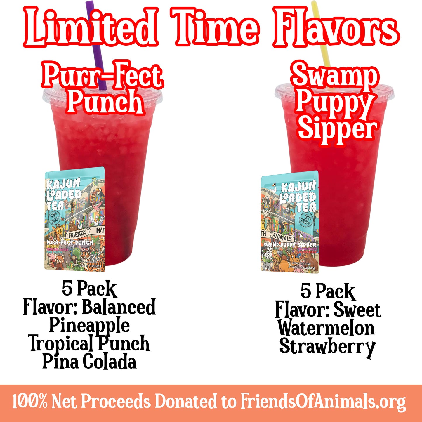 Monthly Chari-TEA Flavor Drop Limited Edition 2 Flavor/10 Pack