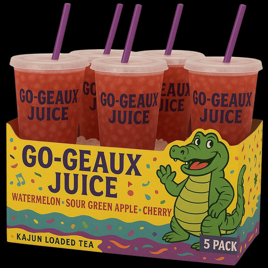 Go-Geaux Juice 5-Pack by Kajun Loaded Tea