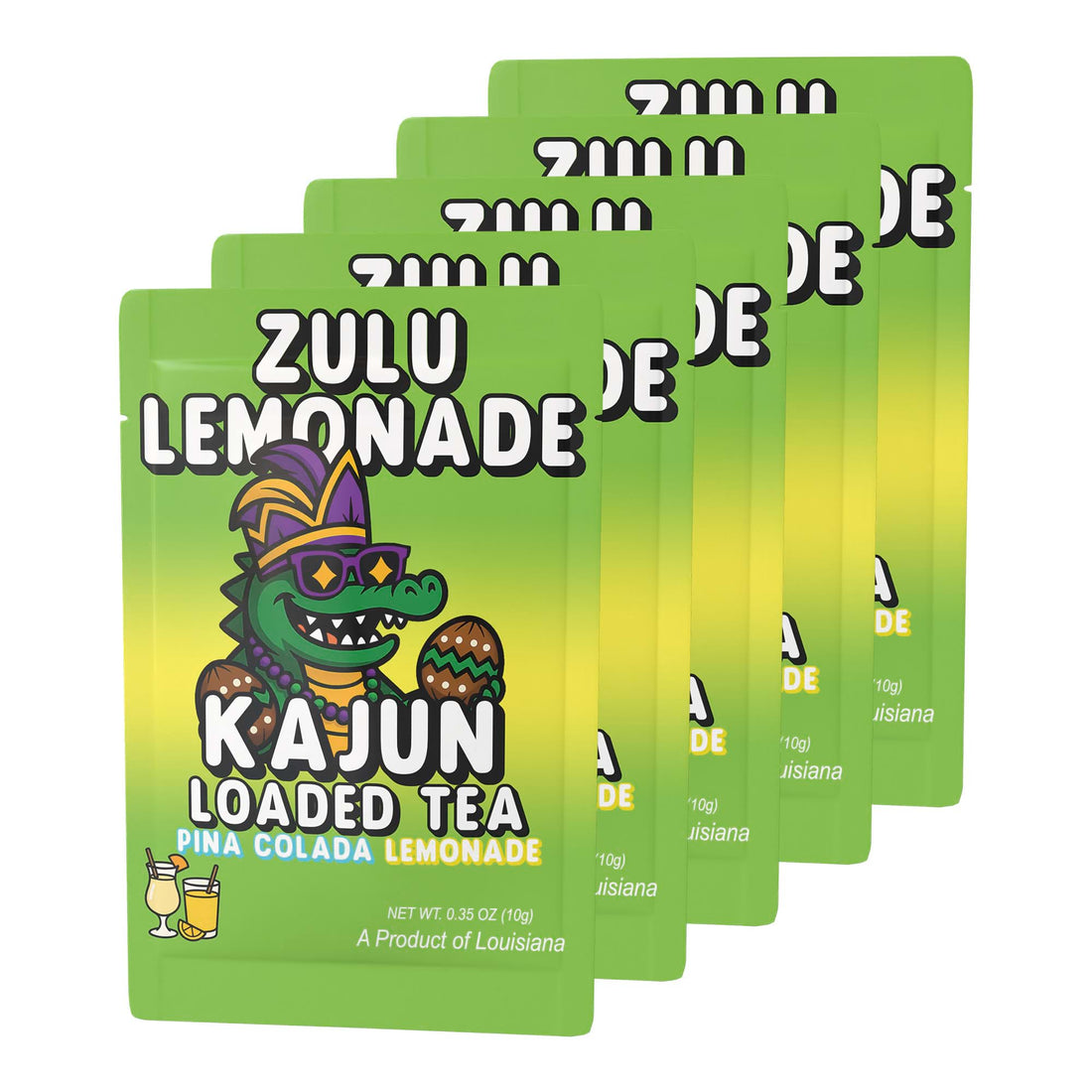Zulu Lemonade | Loaded Tea | Pina Colada • Lemonade – Kajun Loaded Tea
