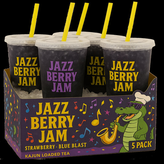 Jazz Berry Jam 5-Pack by Kajun Loaded Tea