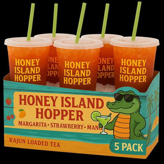 Honey Island Hopper 5-Pack by Kajun Loaded Tea