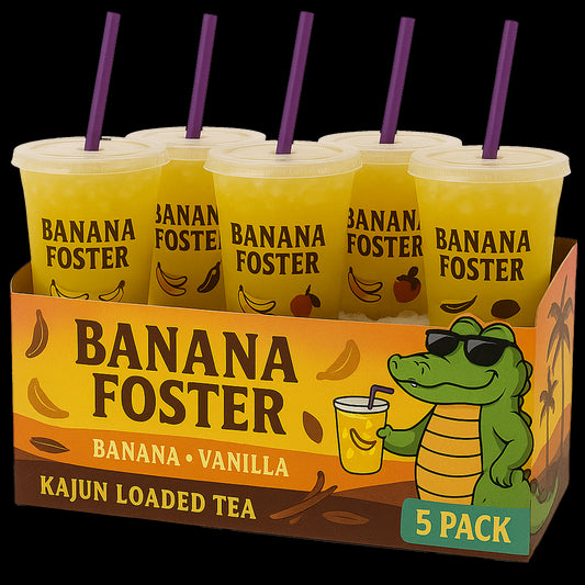 Banana Foster 5-Pack by Kajun Loaded Tea
