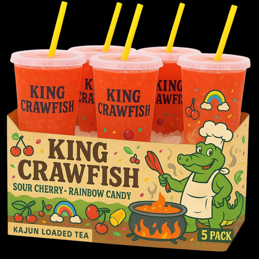 King Crawfish 5-Pack by Kajun Loaded Tea