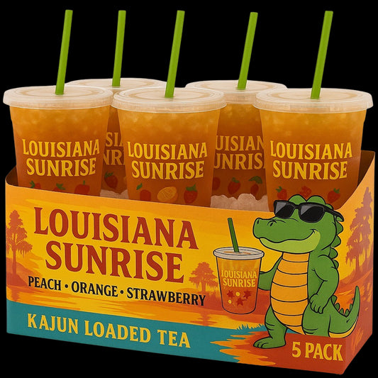 Louisiana Sunrise 5-Pack by Kajun Loaded Tea
