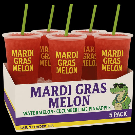 Mardi Gras Melon 5-Pack by Kajun Loaded Tea