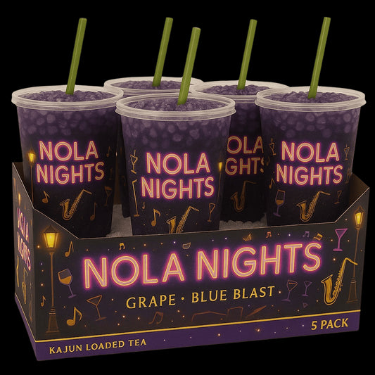 Nola Nights 5-Pack by Kajun Loaded Tea
