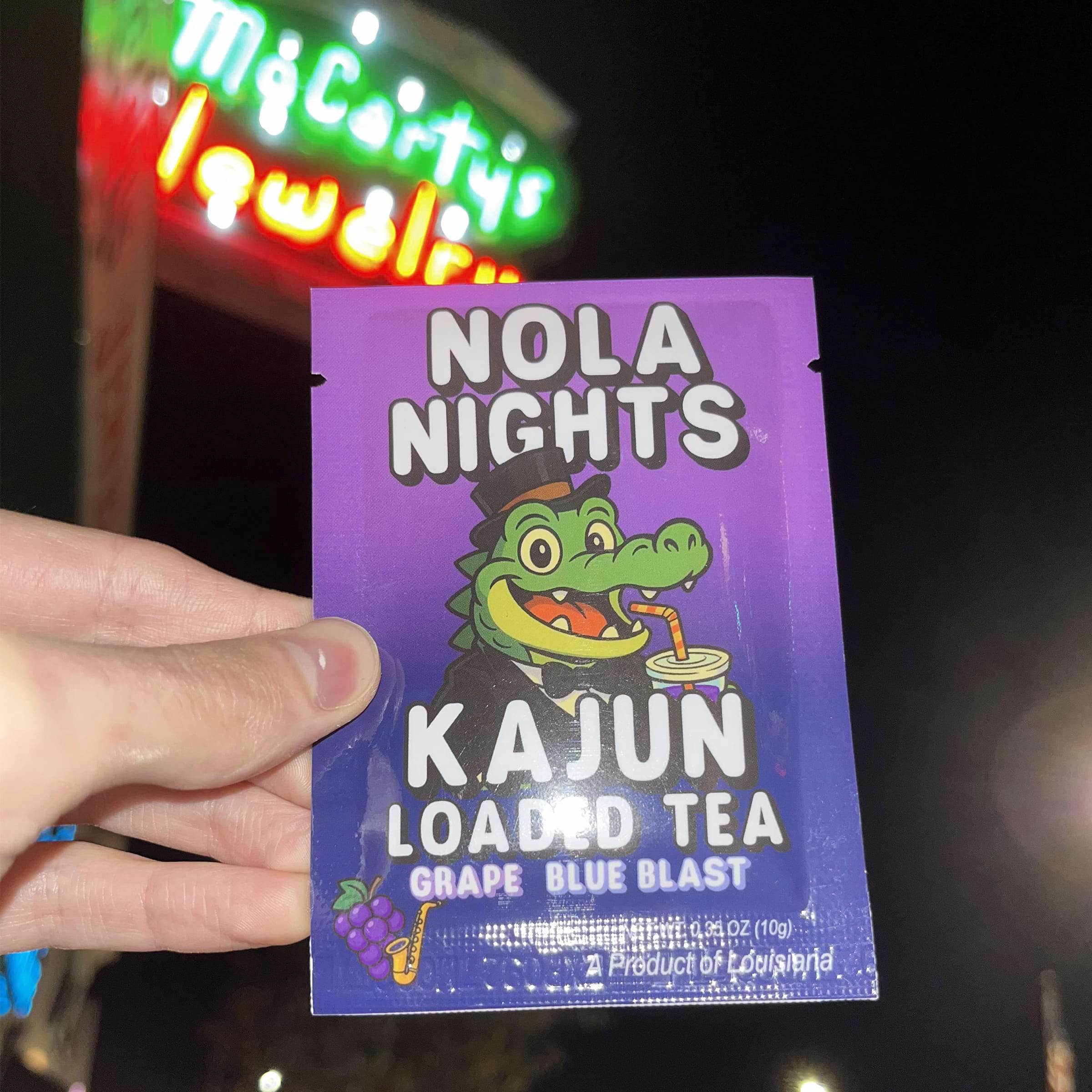Nola Nights | Loaded Tea | Grape, Blue Blast – Kajun Loaded Tea