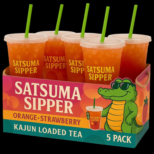 Satsuma Sipper 5-Pack by Kajun Loaded Tea