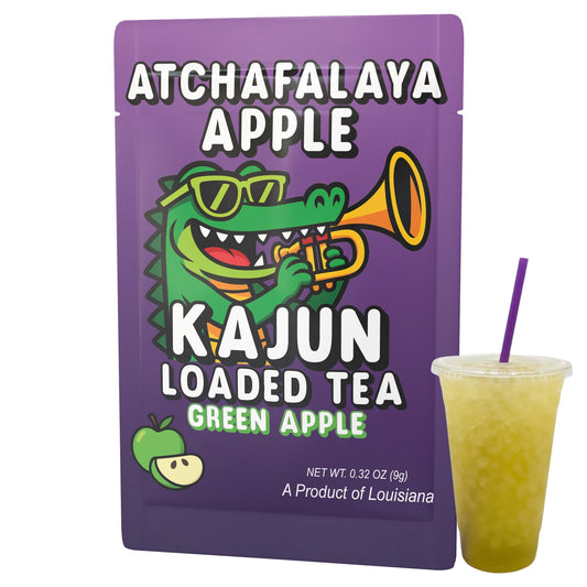 Atchafalaya Apple by Kajun Loaded Tea. Flavors: Green Apple