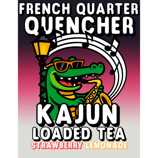 French Quater Quencher by Kajun Loaded Tea. Flavors: Melon, Margarita, and Pineapple