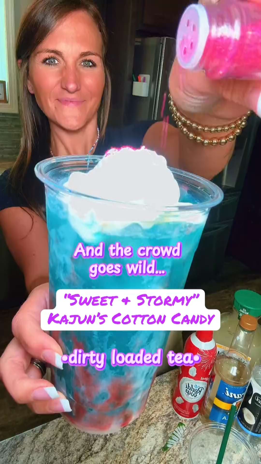 Load video: Sweet and Stormy Dirty Loaded Tea