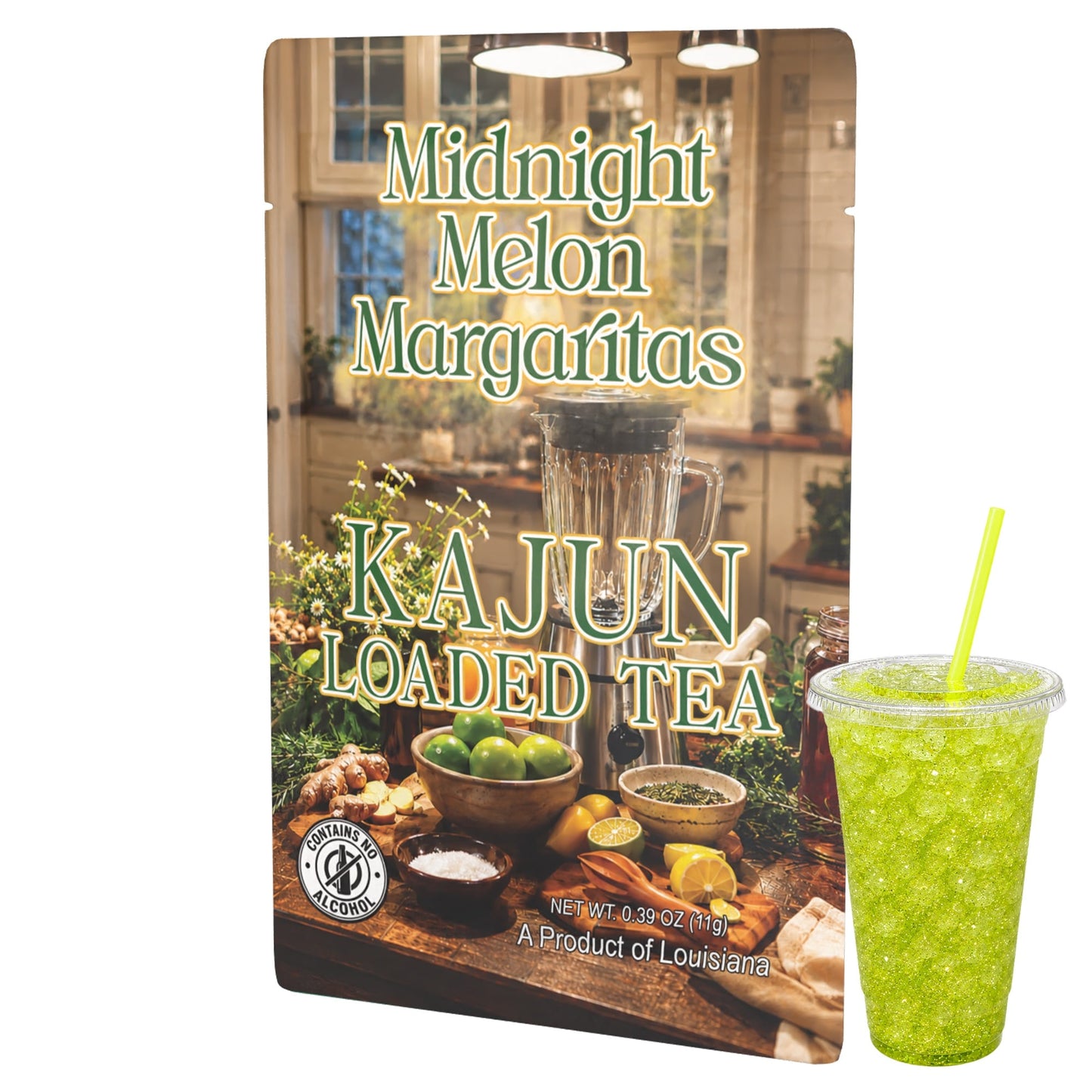 Midnight Melon Margaritas