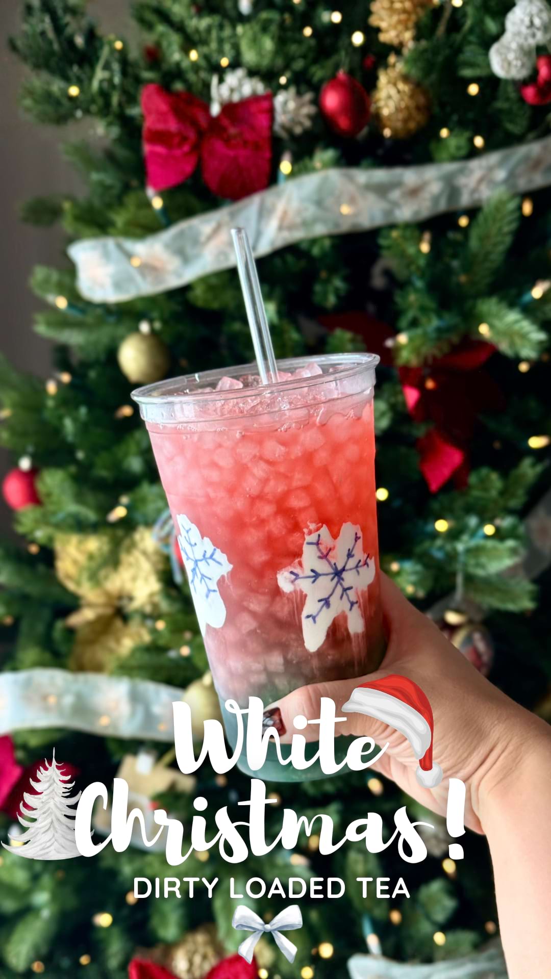 Load video: White Christmas Dirty Loaded Tea