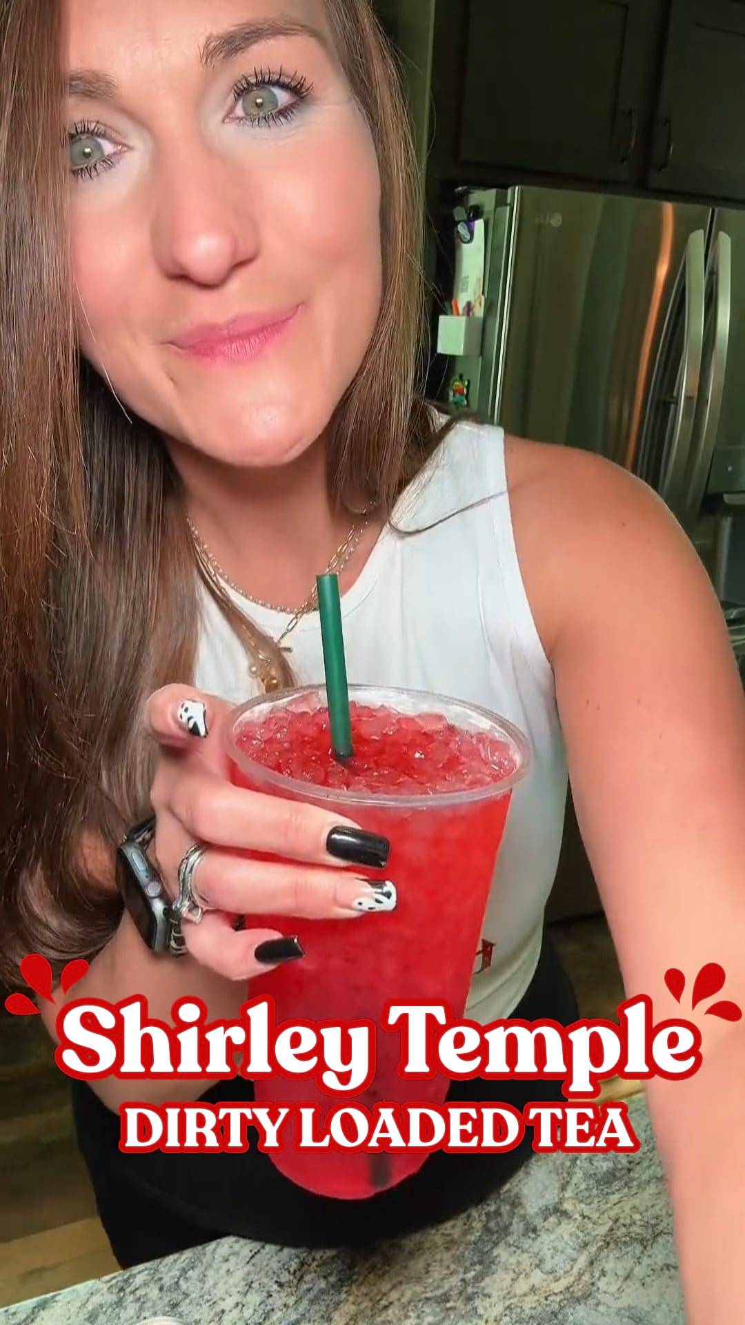 Load video: Shirley Temple Dirty Loaded Tea