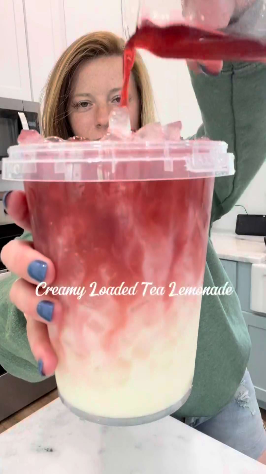 Load video: Creamy Loaded Tea Lemonade