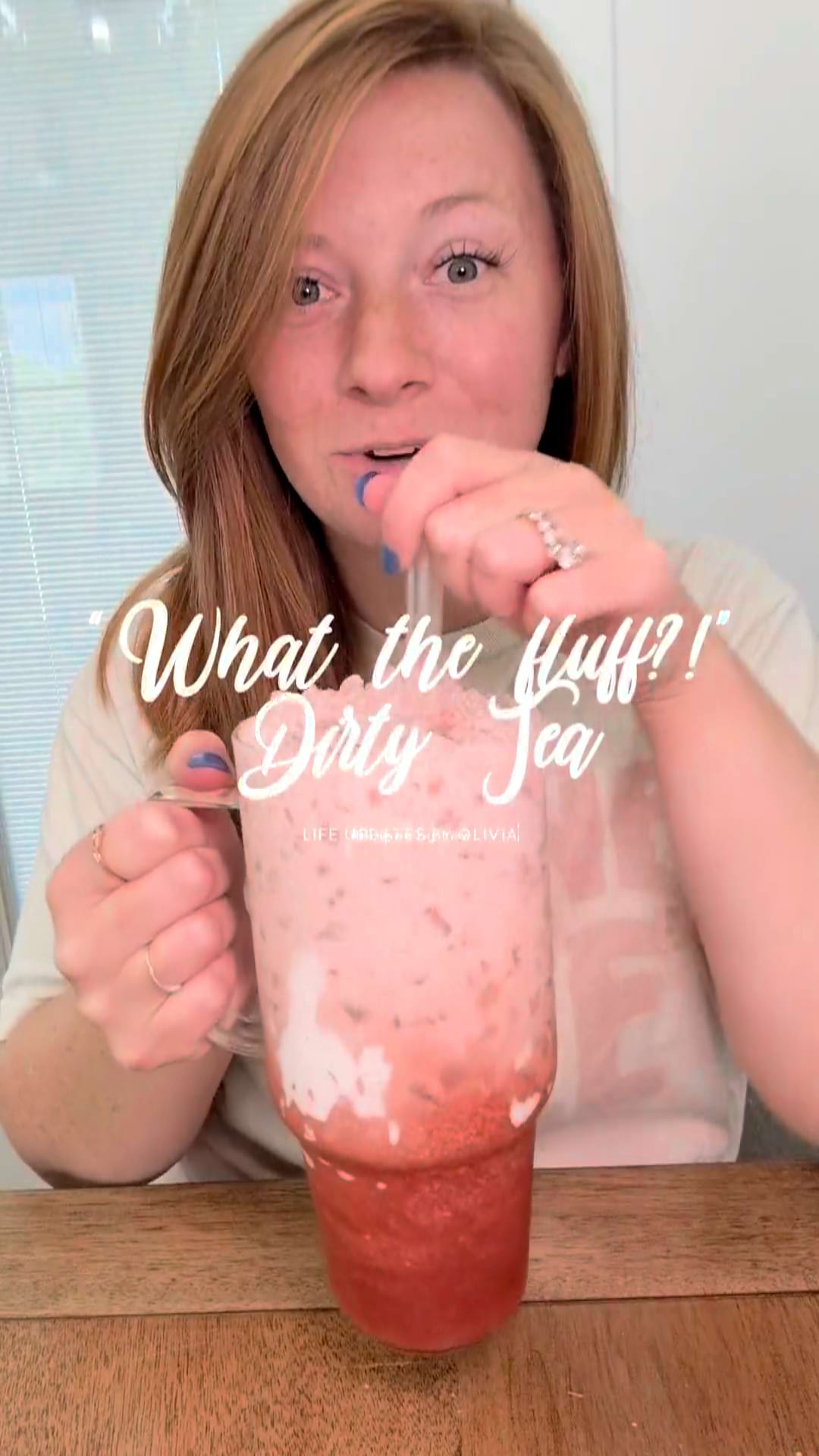 Load video: What the Fluff Dirty Loaded Tea