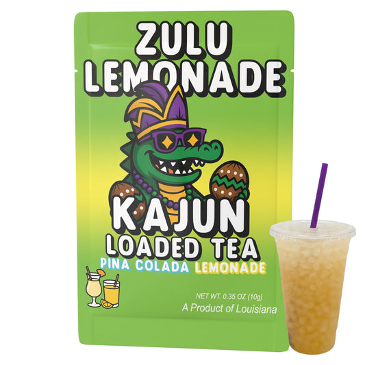 Zulu Lemonade by Kajun Loaded Tea. Flavors: Pina Colada and Lemonade