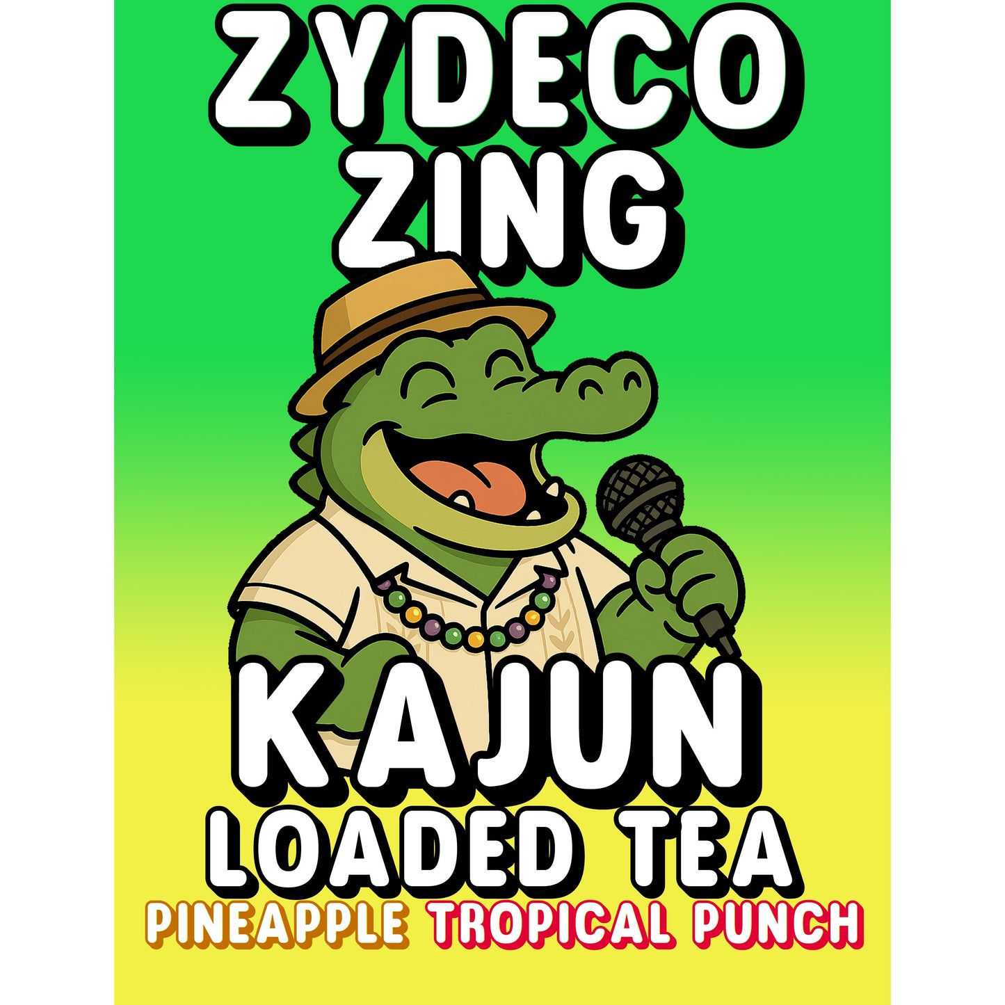 Zydeco Zing by Kajun Loaded Tea. Flavors: Pineapple and Tropical Punch