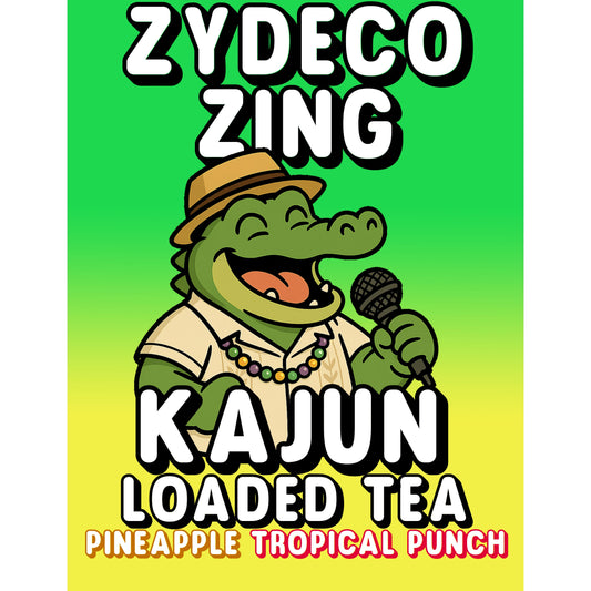 Zydeco Zing by Kajun Loaded Tea. Flavors: Pineapple and Tropical Punch