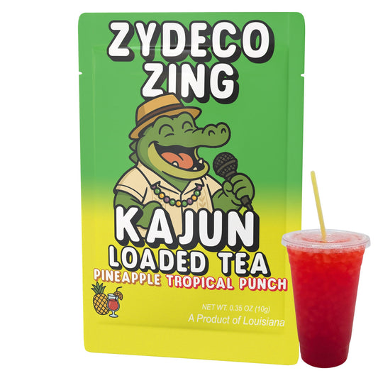 Zydeco Zing by Kajun Loaded Tea. Flavors: Pineapple and Tropical Punch